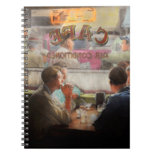 Cafe - Cold drinks with friends 1941 Notebook