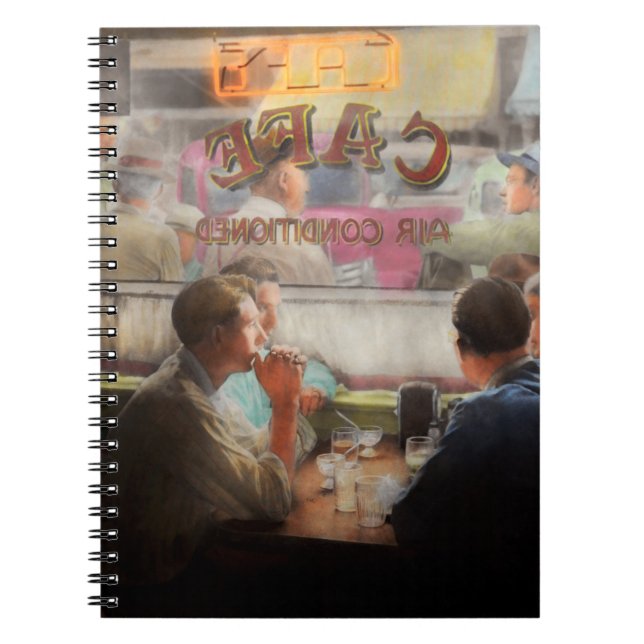 Cafe - Cold drinks with friends 1941 Notebook (Front)
