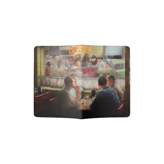 Cafe - Cold drinks with friends 1941 Passport Holder