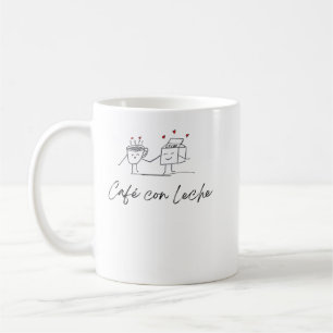 Cafe Con Leche Coffee With Milk T-Shirt Mug