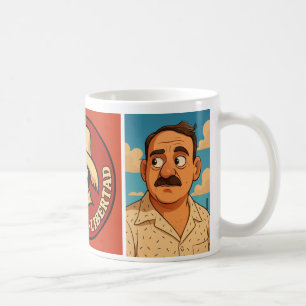Café con Luis Muñoz Marín. Caricatura Coffee Mug