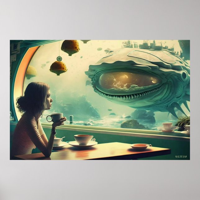 Cafe Corona (With Drawing Board Logo) Poster (Front)