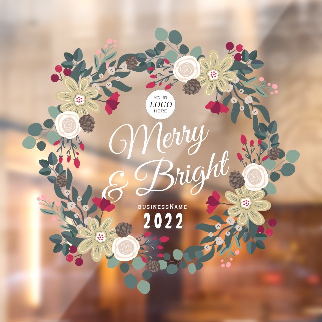 Cafe decals, Merry and bright  (Sheet 2)