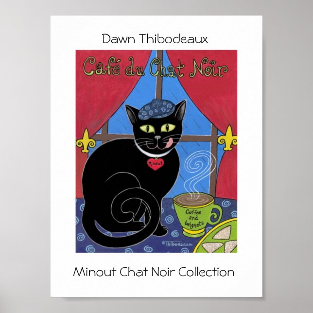 Cafe du Chat Noir Poster (Front)