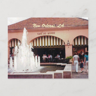 Cafe Du Monde New Orleans, Postcard