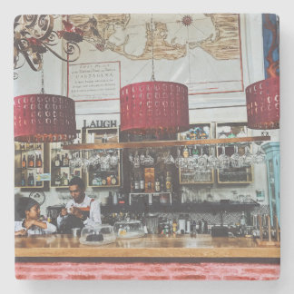 Cafe Explorer Stone Coaster