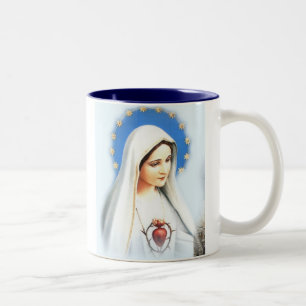 Café Fatima Mug, large Two-Tone Coffee Mug
