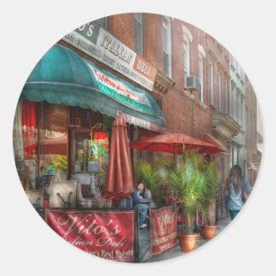 Cafe - Hoboken, NJ - Vito's Italian Deli Classic Round Sticker