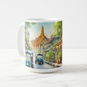 Cafe in Bangkok Thailand Grand Palace Coffee Mug