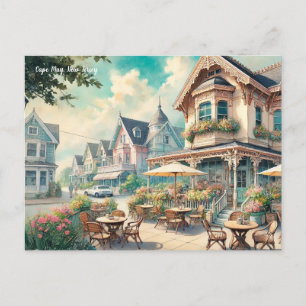 Cafe in Cape May New Jersey Postcard