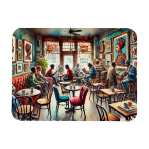 Cafe in Chicago Bronzeville Magnet