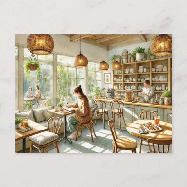 Cafe in Hualien Postcard (Front)