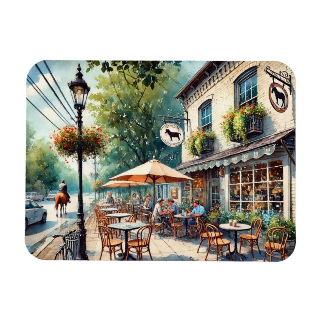 Cafe in Lexington Kentucky Magnet (Horizontal)