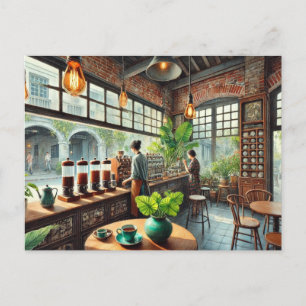 Cafe in Tainan Postcard