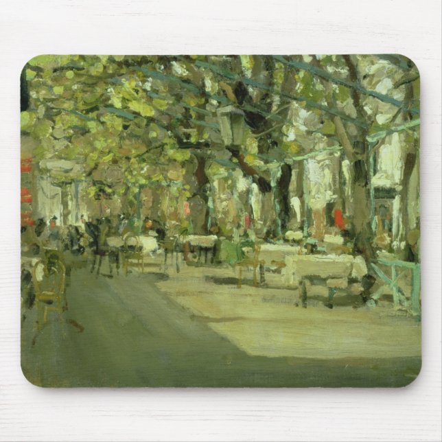 Cafe in Yalta, 1905 Mouse Pad (Front)