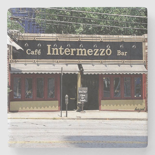 Cafe Intermezzo Buckhead, Cafe Intermezzo Stone Coaster (Front)