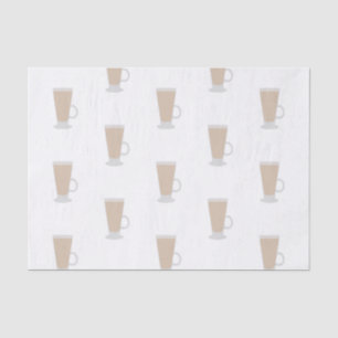 Cafe Latte Coffee Tissue Paper
