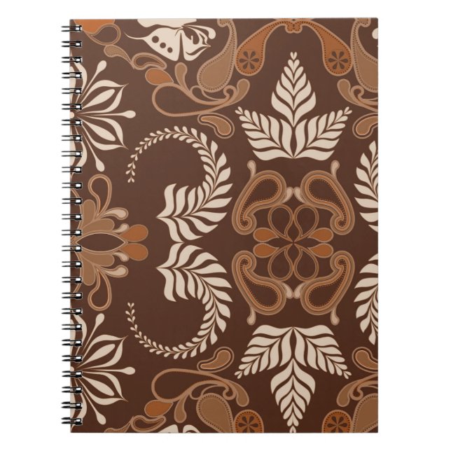 Cafe Latte Customisable Notebook (Front)