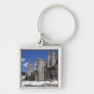 Cafe, Le Palais des Papes, Avignon, Vaucluse, Key Ring