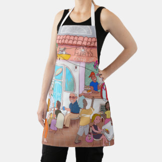 Café Macchiato Miramar Apron