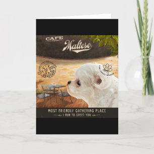 Cafe Maltese Holiday Card