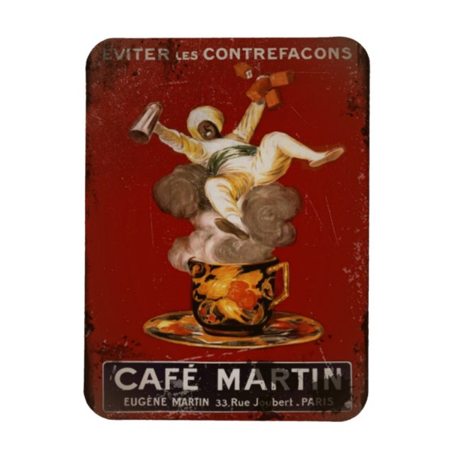 Cafe Martin Coffee Genie Magnet (Vertical)