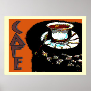 Cafe Matisse Style Sign