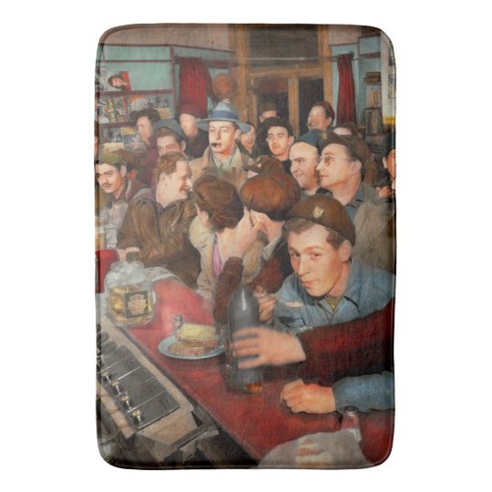 Cafe - Midnight Munchies 1943 Bath Mat