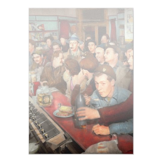 Cafe - Midnight Munchies 1943 Card