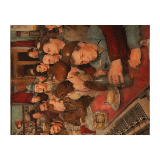 Cafe - Midnight Munchies 1943 Cork Fabric