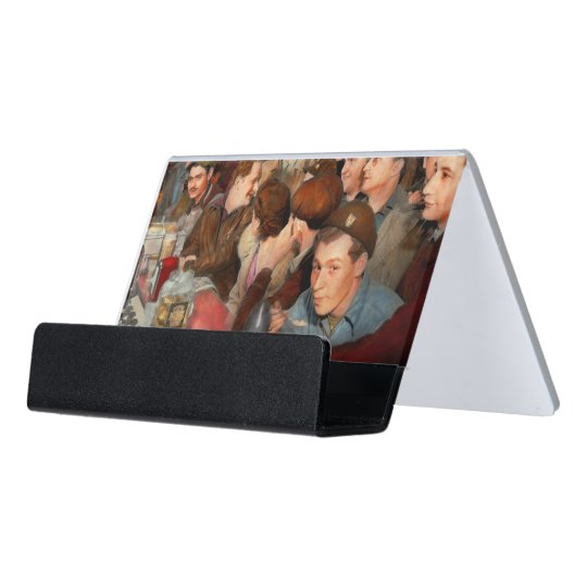 Cafe - Midnight Munchies 1943 Desk Business Card Holder