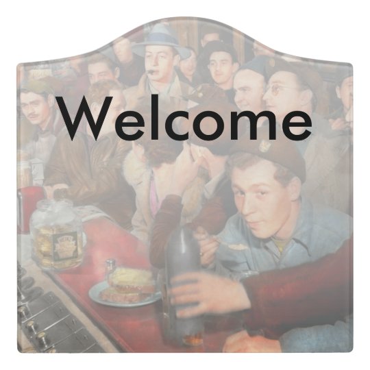 Cafe - Midnight Munchies 1943 Door Sign