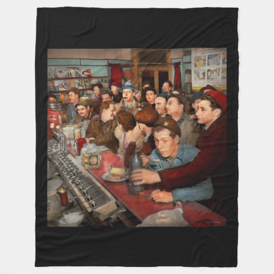 Cafe - Midnight Munchies 1943 Fleece Blanket
