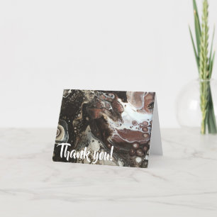 “ Café mocha mermaid with whip“ Thank You Card