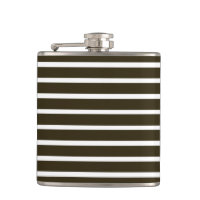 Café Mocha Neutral Stripes