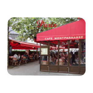 Cafe Montparnasse, Paris Flexible Photo Magnet