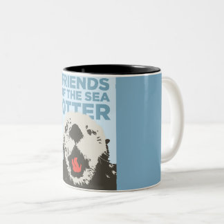 Cafe Otter Two-Tone Coffee Mug