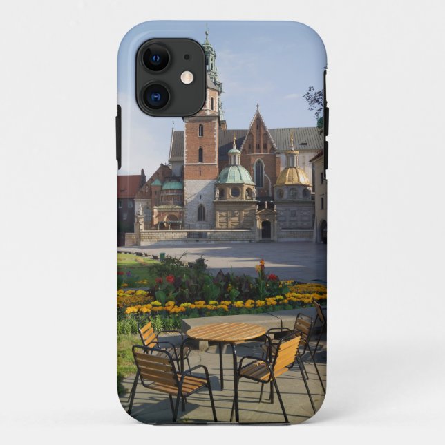 Cafe overlooking Wawel Cathedral, Wawel Hill, Case-Mate iPhone Case (Back)
