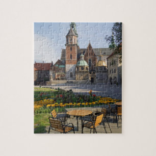 Cafe overlooking Wawel Cathedral, Wawel Hill, Jigsaw Puzzle
