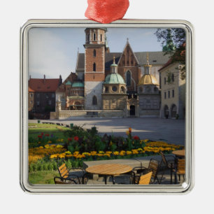Cafe overlooking Wawel Cathedral, Wawel Hill, Metal Ornament