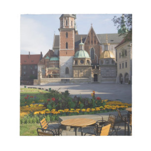 Cafe overlooking Wawel Cathedral, Wawel Hill, Notepad