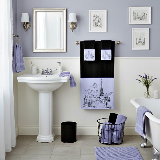 Cafe Paris Bath Towel Set (Creator Uploaded)