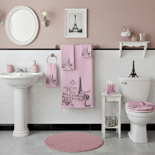 Cafe Paris Bath Towel Set