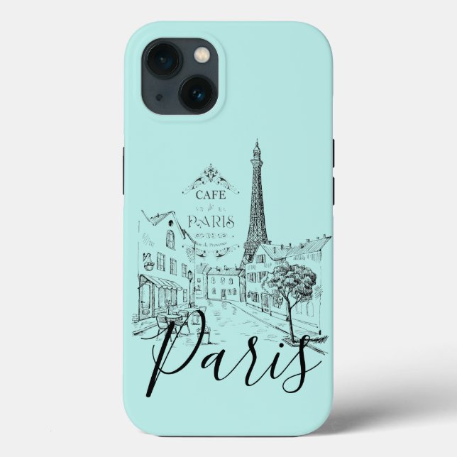 Cafe Paris   Case-Mate iPhone Case (Back)
