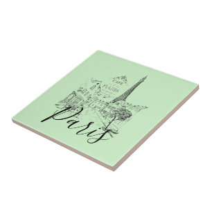 Cafe Paris Ceramic Tile