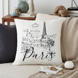 Cafe Paris Cushion