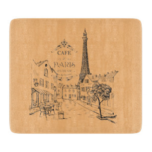 Cafe Paris Cutting Board