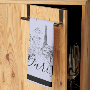 Cafe Paris Kitchen Towel