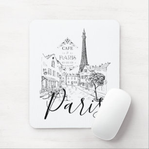 Cafe Paris Mouse Pad