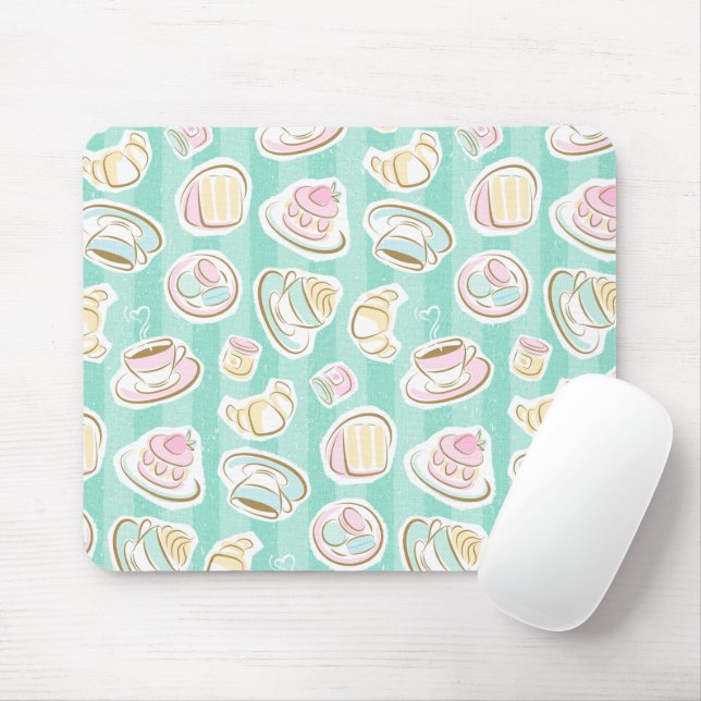 Café Paris Mouse Pad (With Mouse)